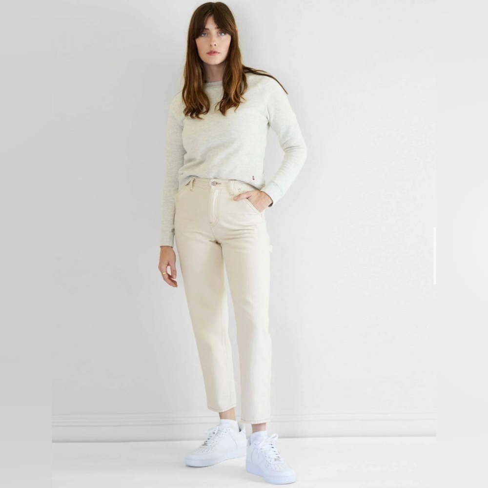 Levi's Womens Painter Boy Jeans in Tofu Kung Fu